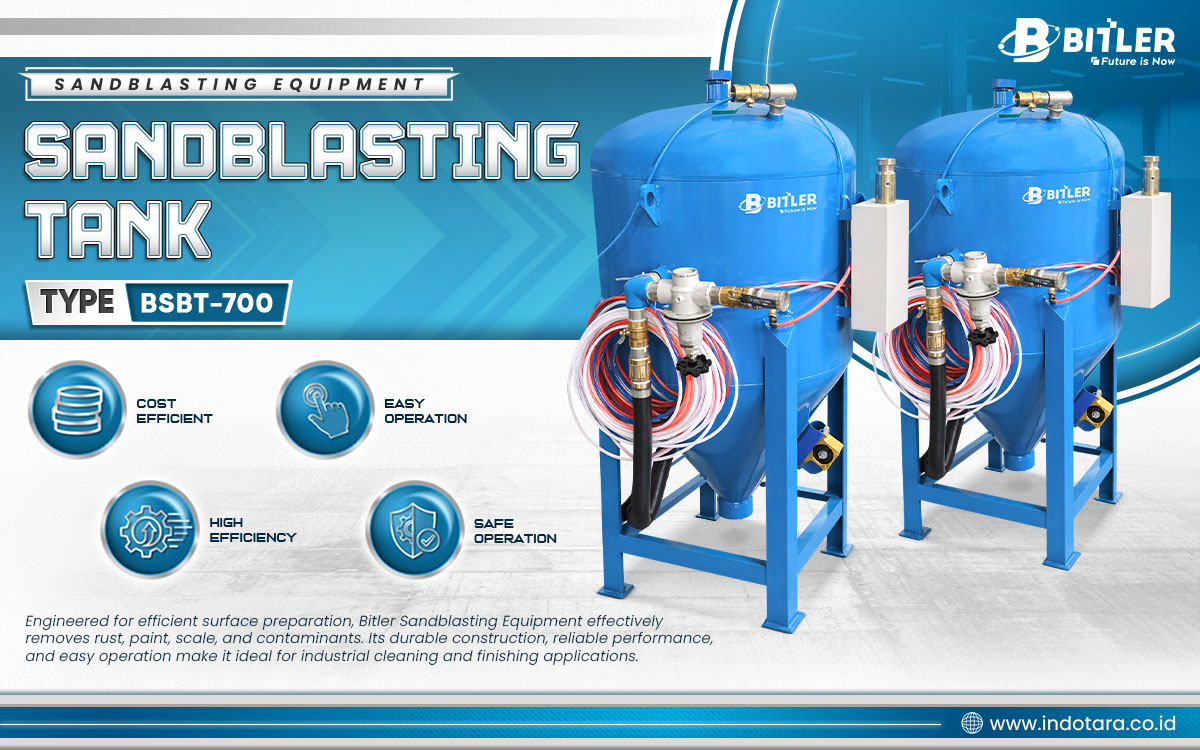 Jual Bitler Sandblasting Equipment