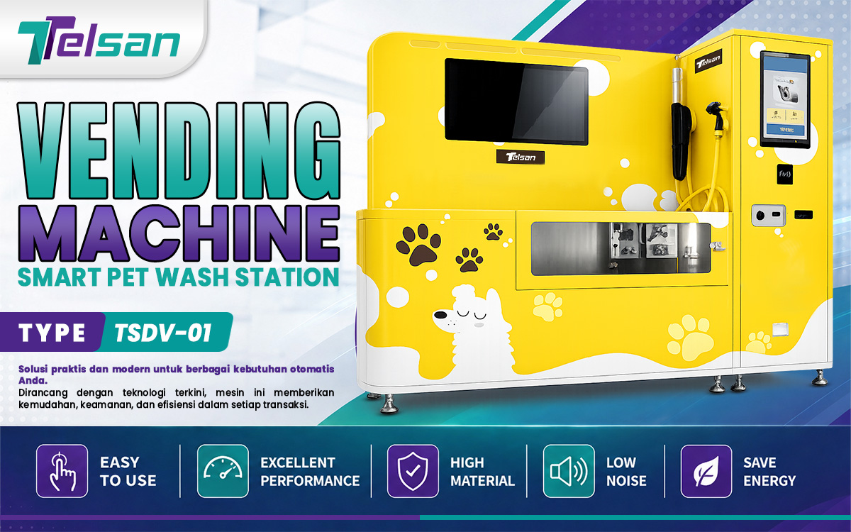 Jual Smart Pet Wash Station Vending Machine