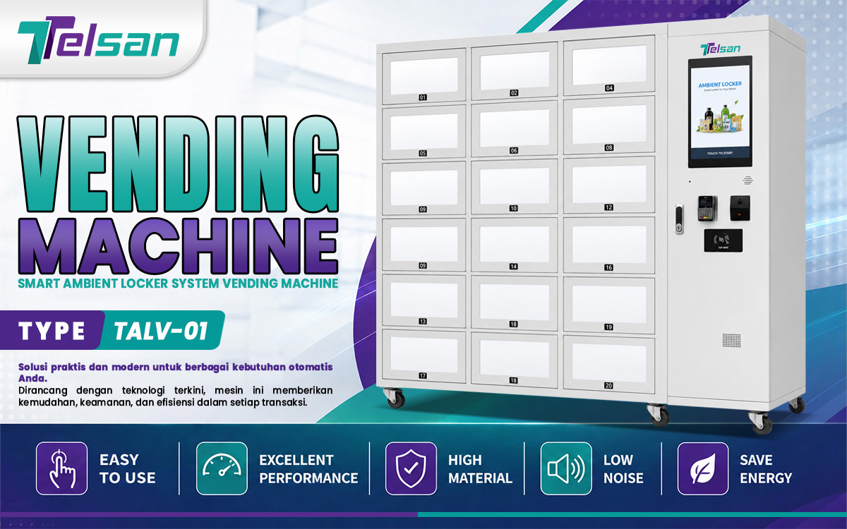 Jual Smart Ambient Locker System Vending Machine