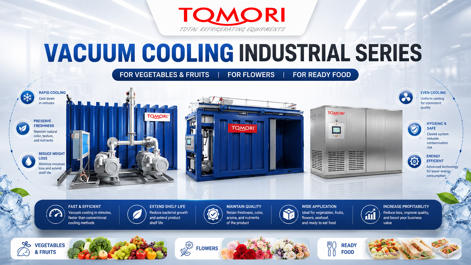 Jual Vacuum Cooling Industrial Berkualitas