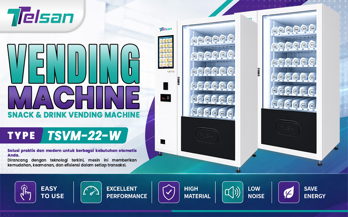 Jual snack & Drink Vending Machine