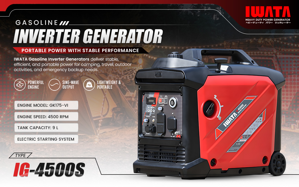 Iwata Gasoline Inverter Generator