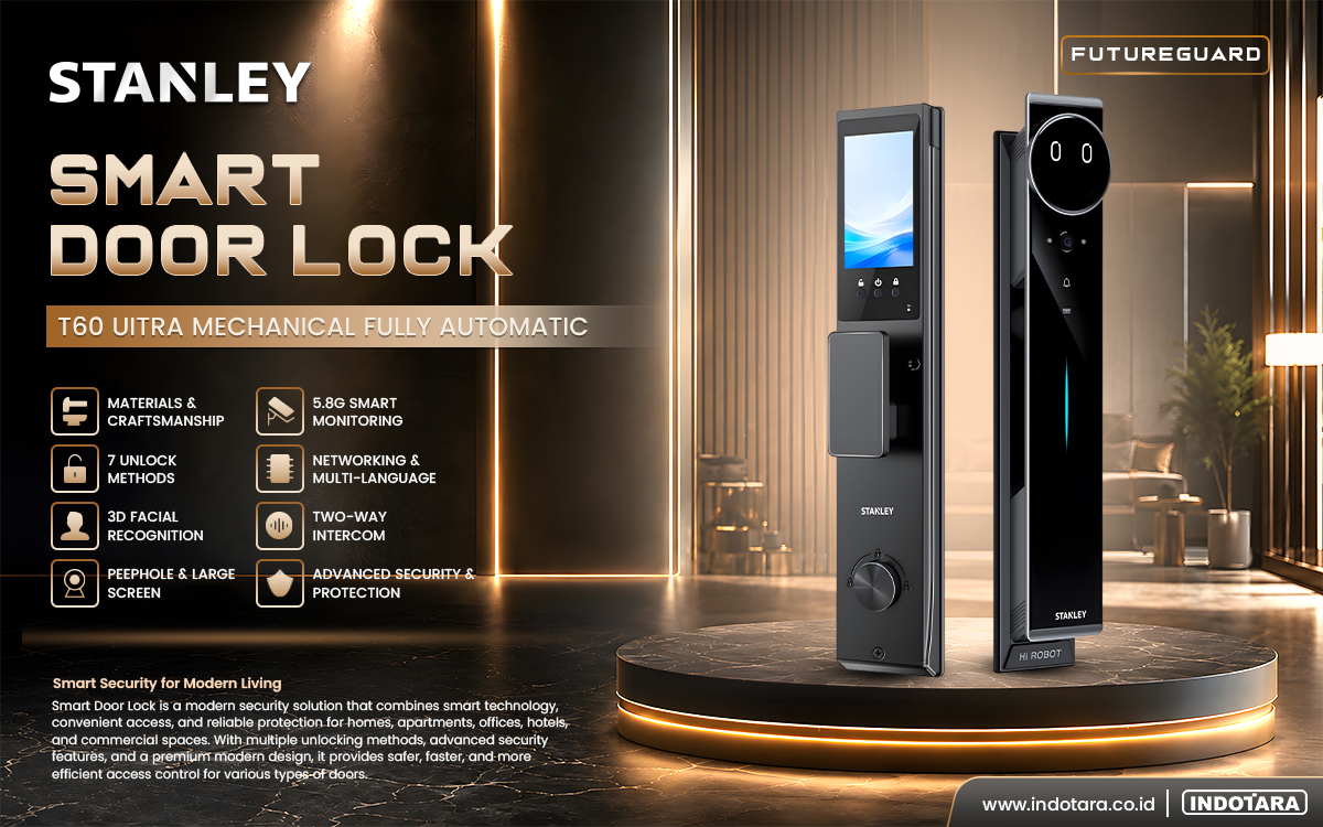 Stanley Smart Door Lock T60 UItra Mechanical Fully Automatic 