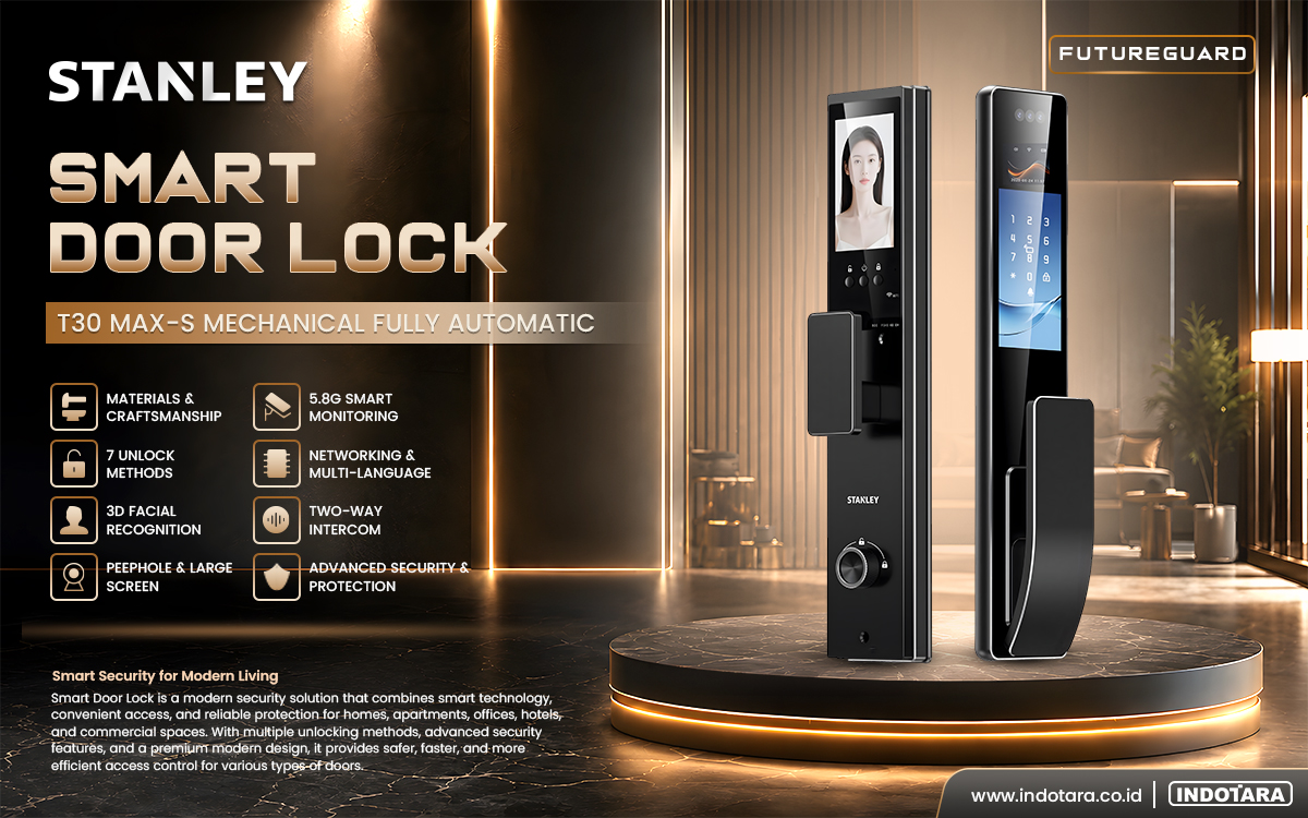 Stanley Smart Door Lock T30 Max-S Mechanical Fully Automatic
