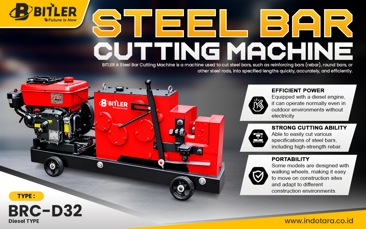 Jual Bitler Steel Bar Cutting Machine