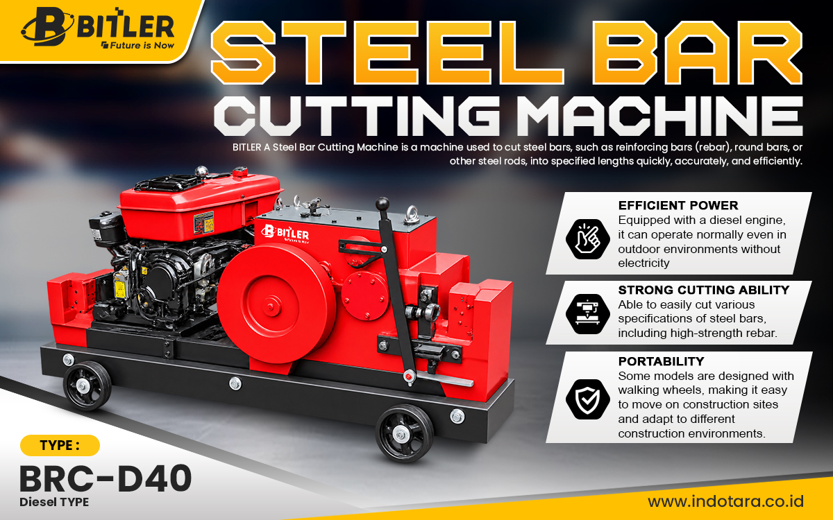 Jual Bitler Steel Bar Cutting Machine