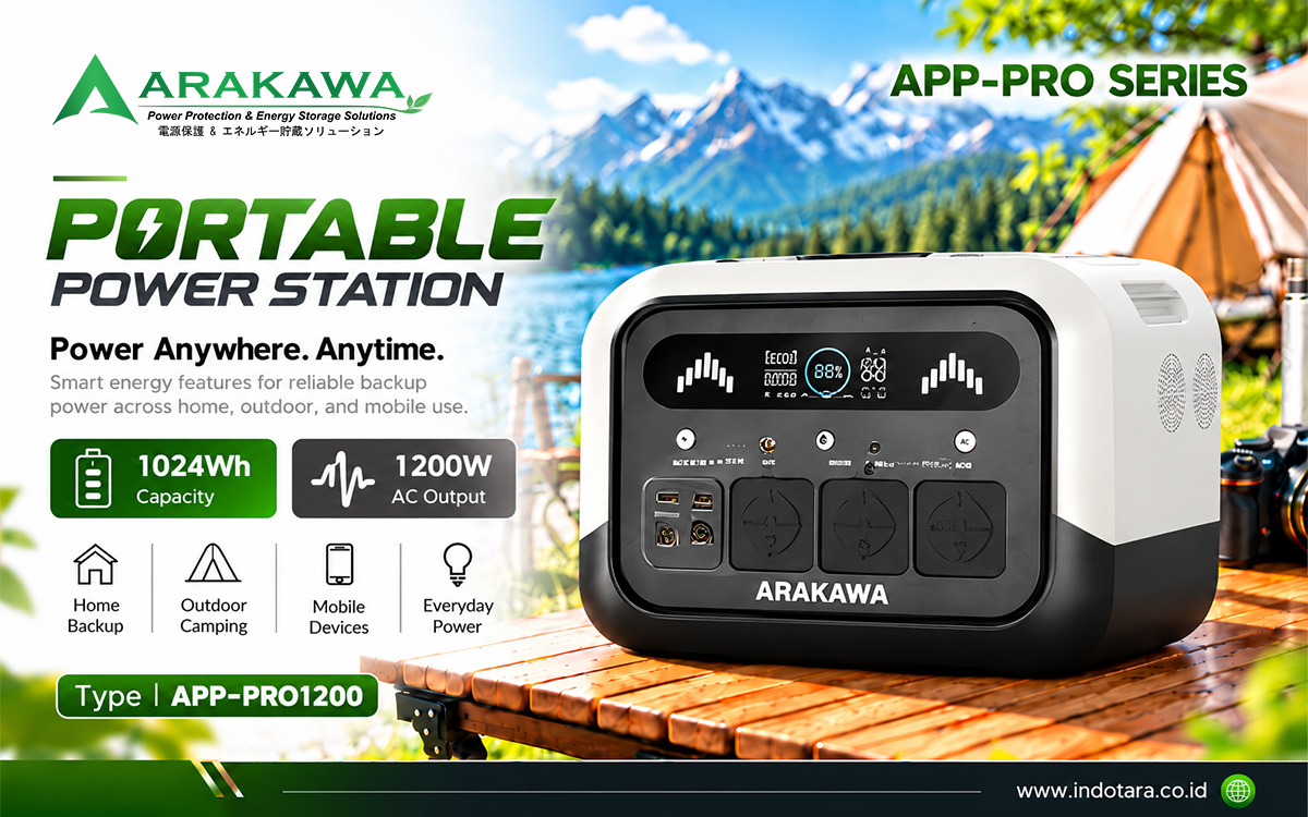 Arakawa Portable Power Station & Energy Storage Solution