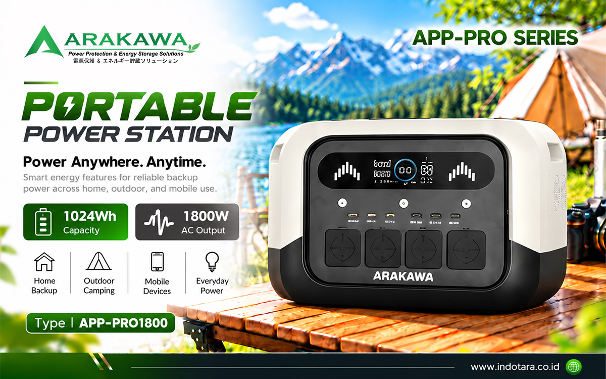 Arakawa Portable Power Station & Energy Storage Solution