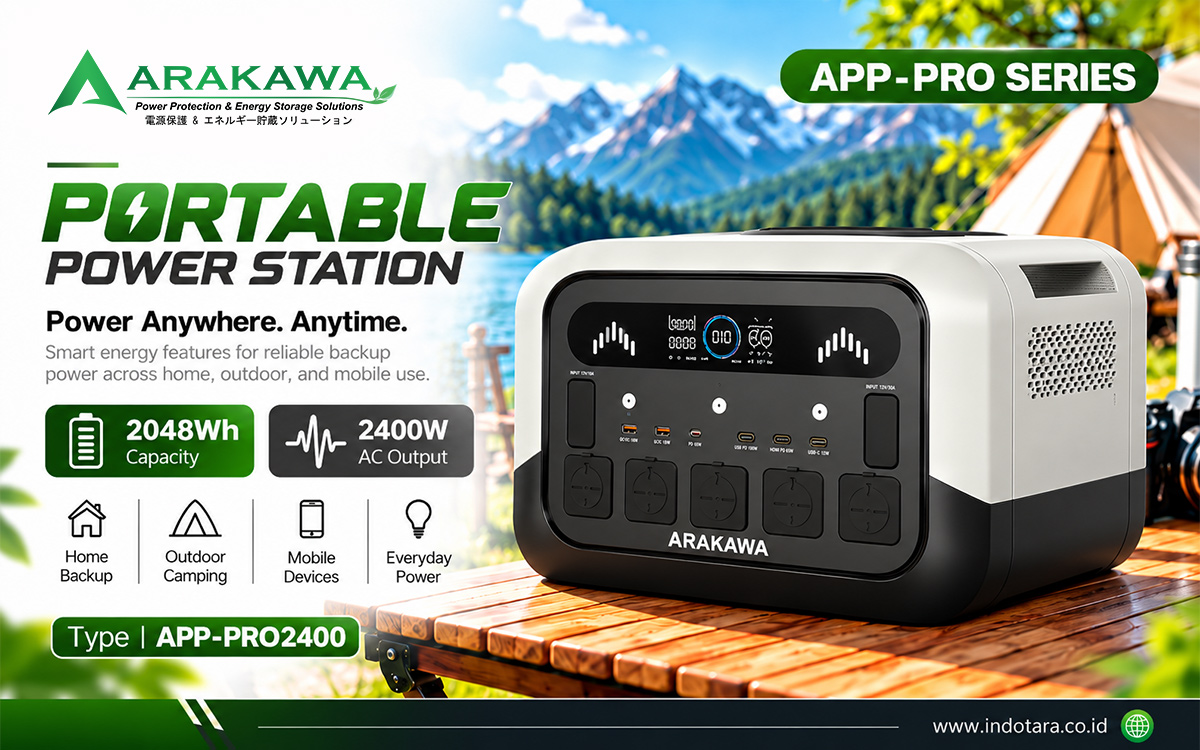 Arakawa Portable Power Station & Energy Storage Solution