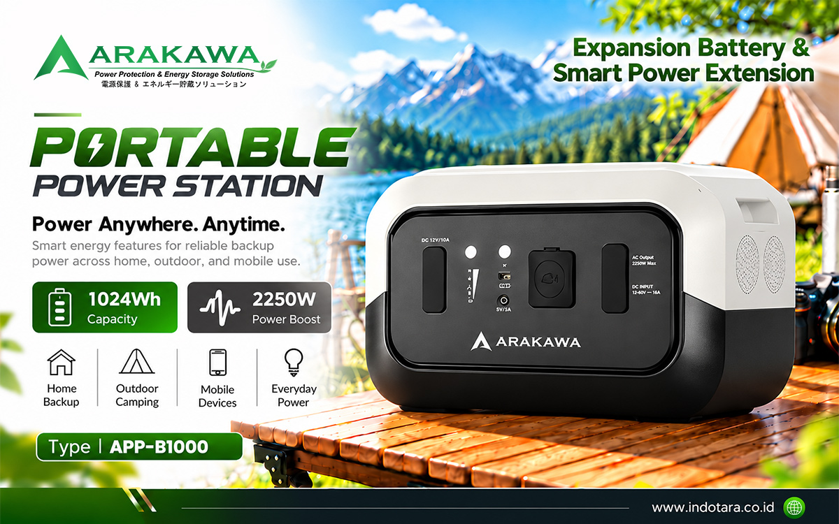 Arakawa Portable Power Station & Energy Storage Solution