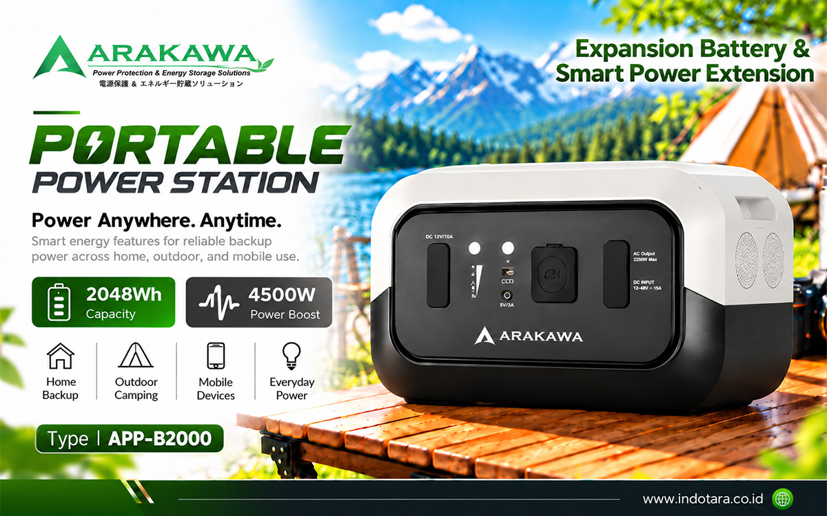 Arakawa Portable Power Station & Energy Storage Solution