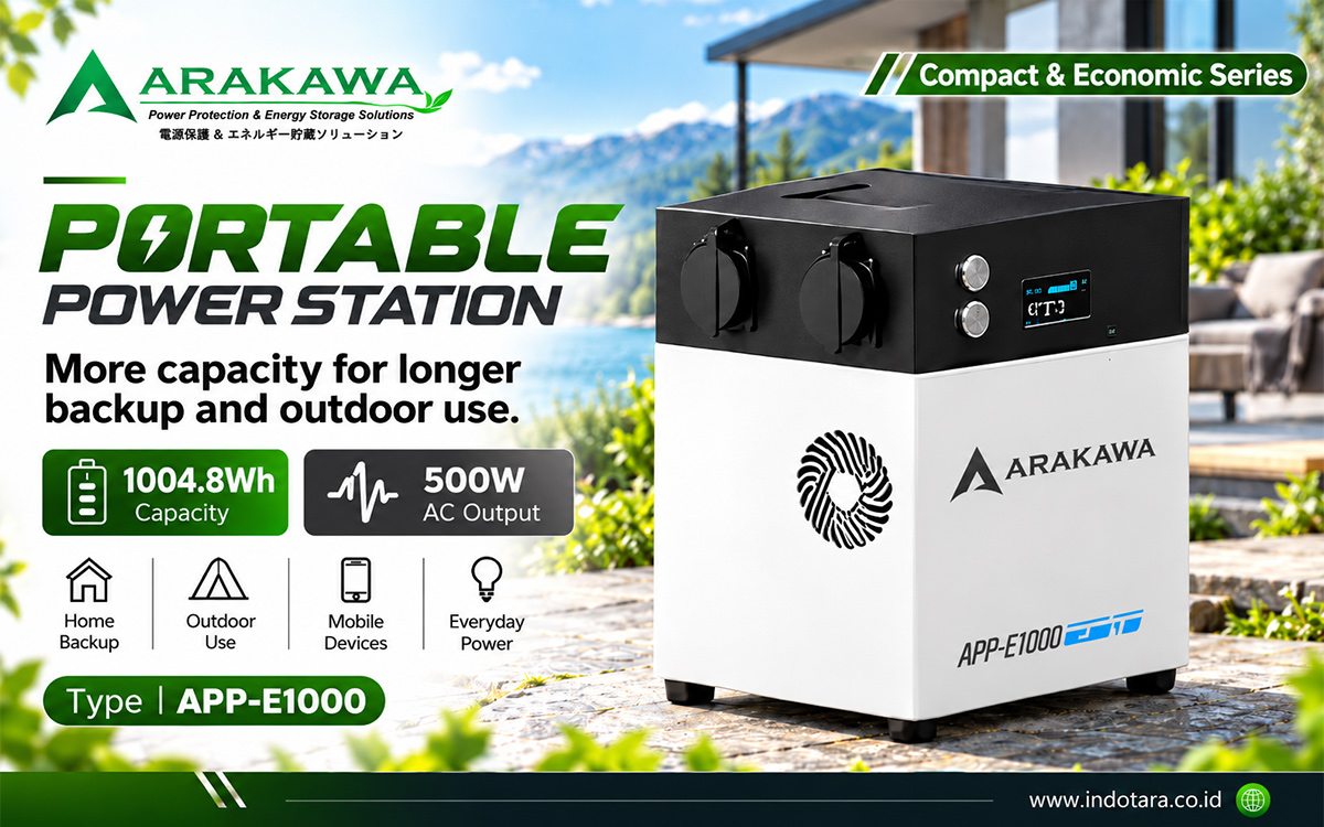 Arakawa Portable Power Station & Energy Storage Solution