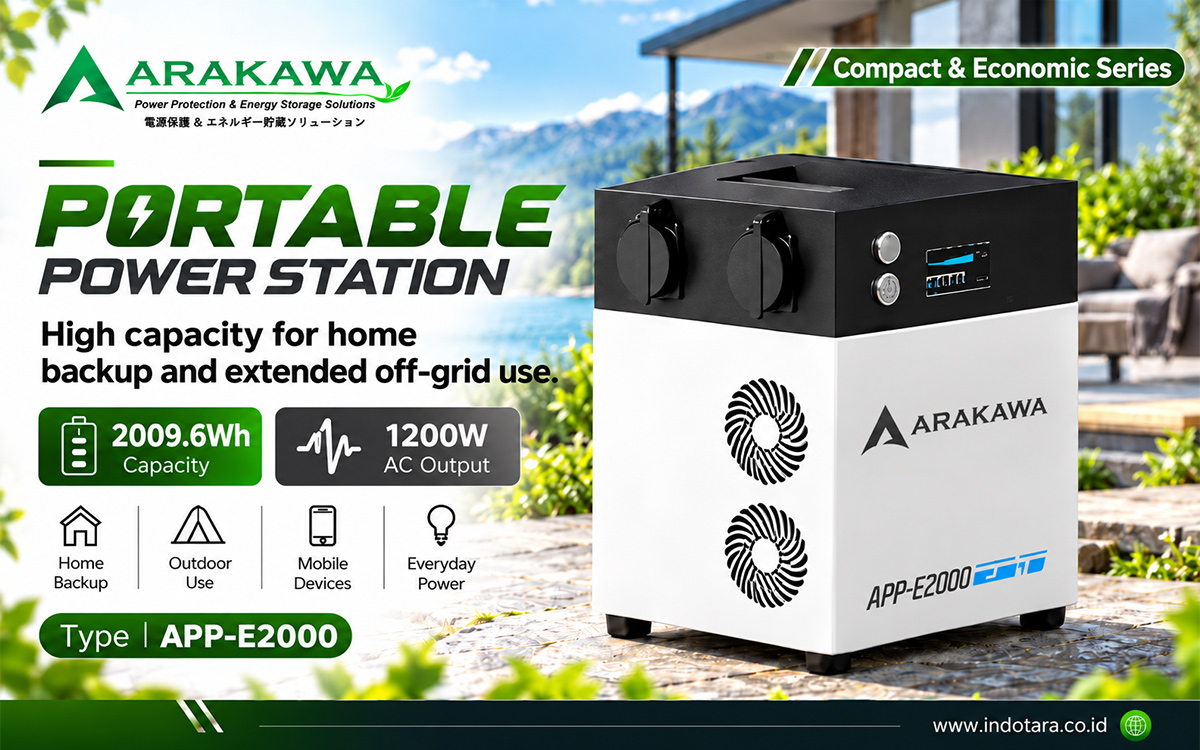 Arakawa Portable Power Station & Energy Storage Solution