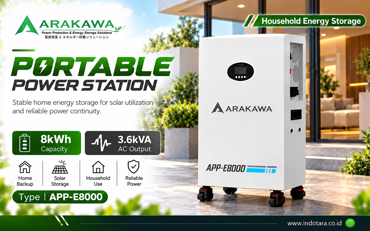 Arakawa Portable Power Station & Energy Storage Solution