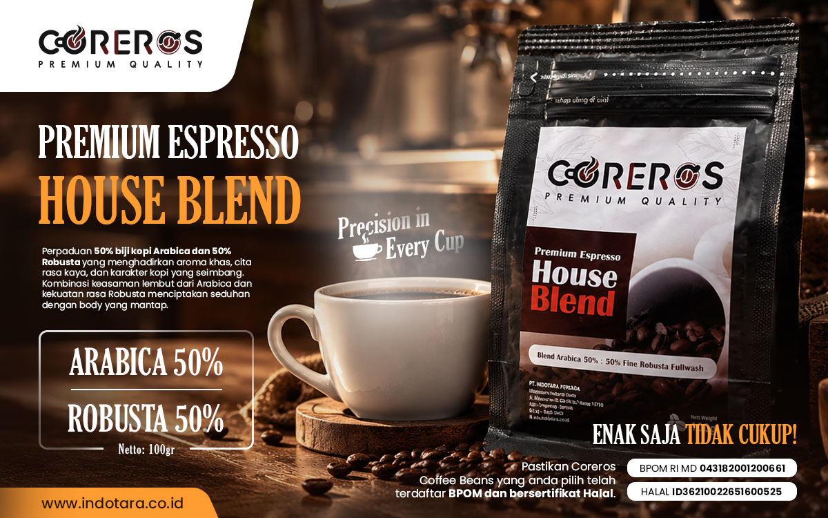 Jual Biji Kopi House Blend Murah