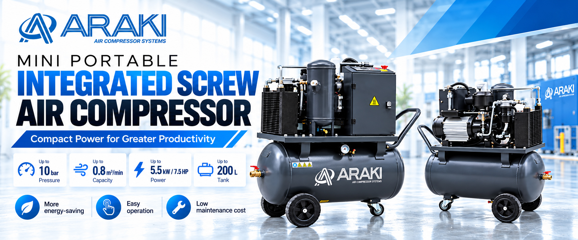 ARAKI Mini Portable Integrated Screw