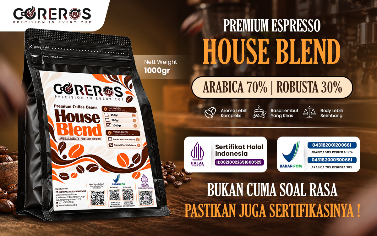 Jual Biji Kopi House Blend Murah