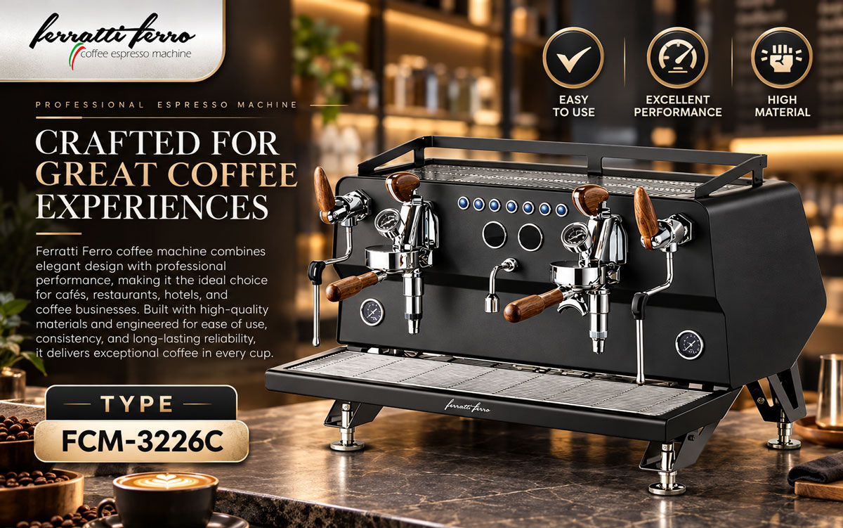 Jual Mesin Kopi Espresso Brand Ferratti Ferro