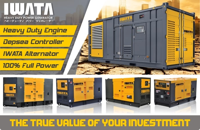 Jual Genset | Banner Iwata Generator Set