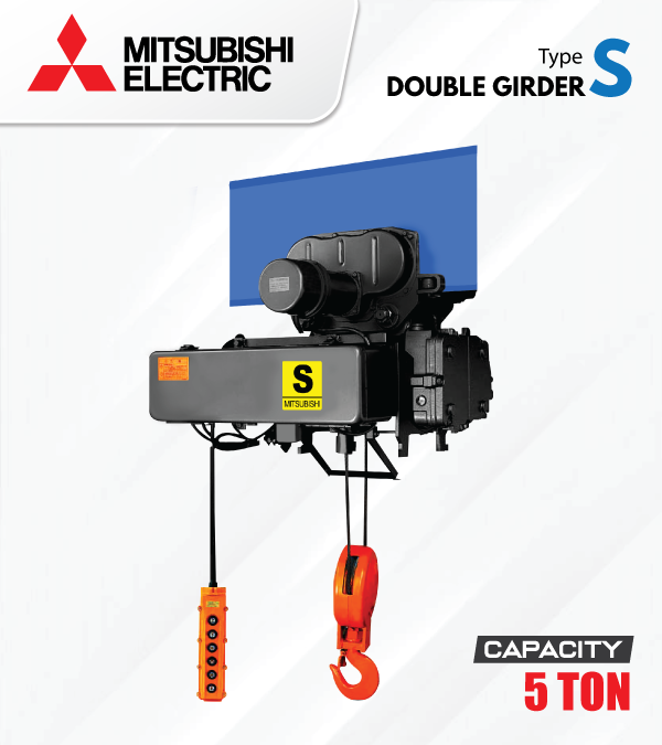Jual Mitsubishi Electric Hoist Doublerail S Type 5 Ton