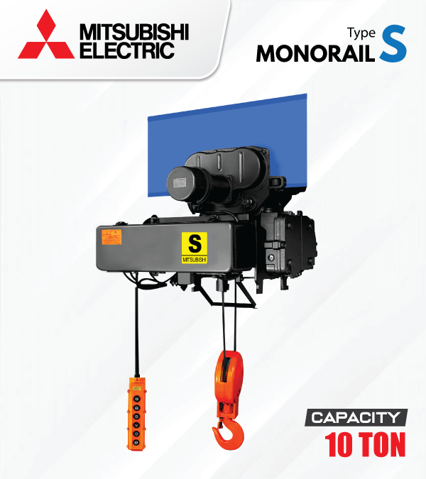 Jual Mitsubishi Electric Hoist Monorail S Type 10Ton