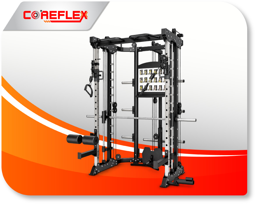 Multi-functional Smith Machine CORE-C80 Black