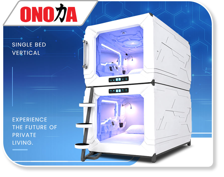 Single Capsule Bed - Vertical