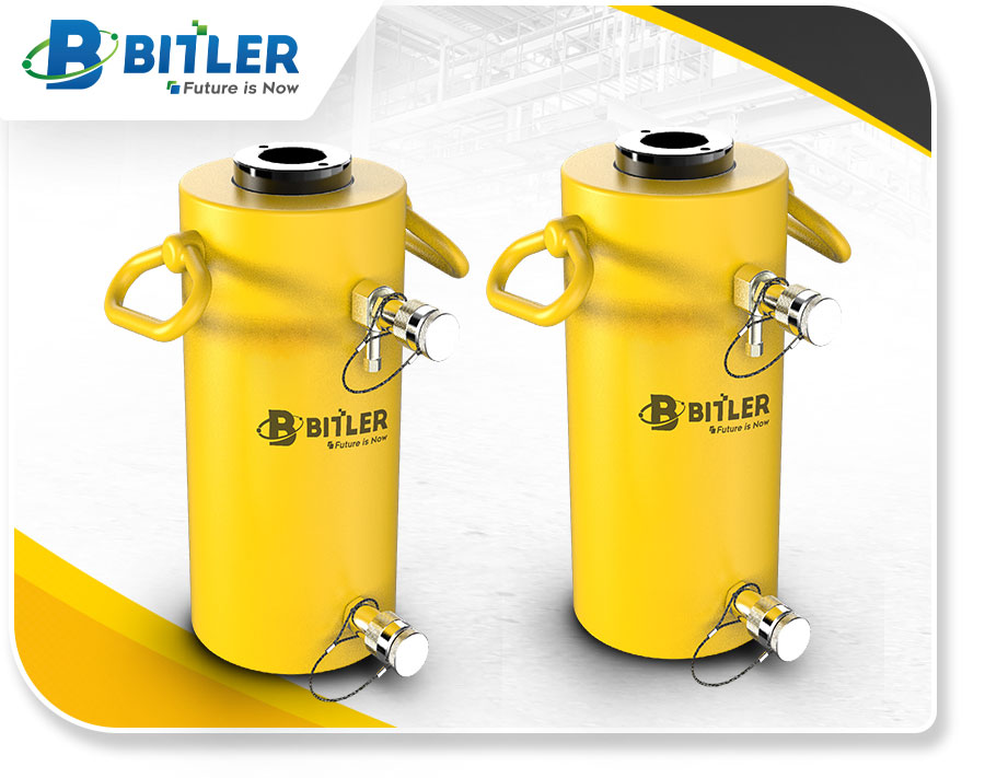 Double Acting Hollow Hydraulic Cylinder