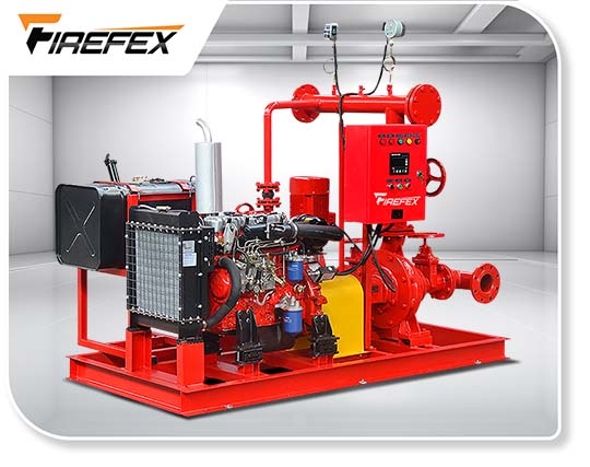 Diesel Fire Pump Set with Jockey Pump