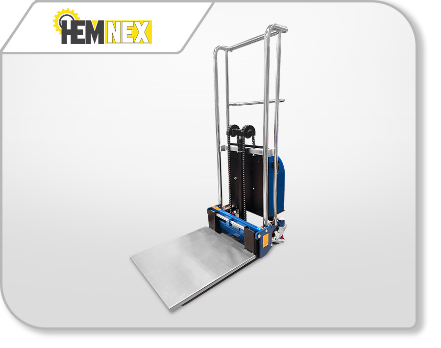 Semi Electric Platform Stacker