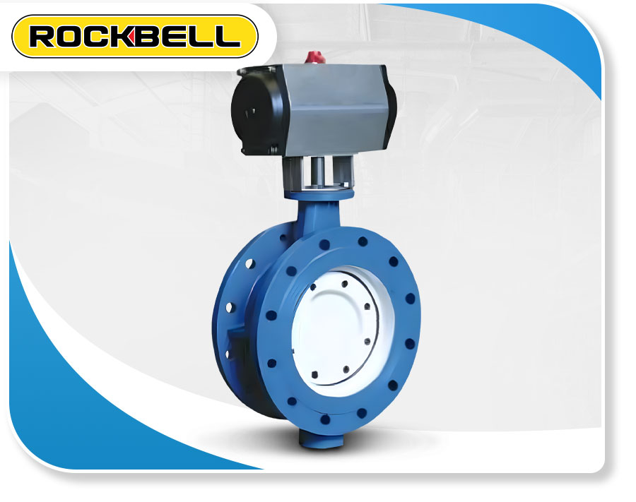 Pneumatic Flange Metal Butterfly Valve