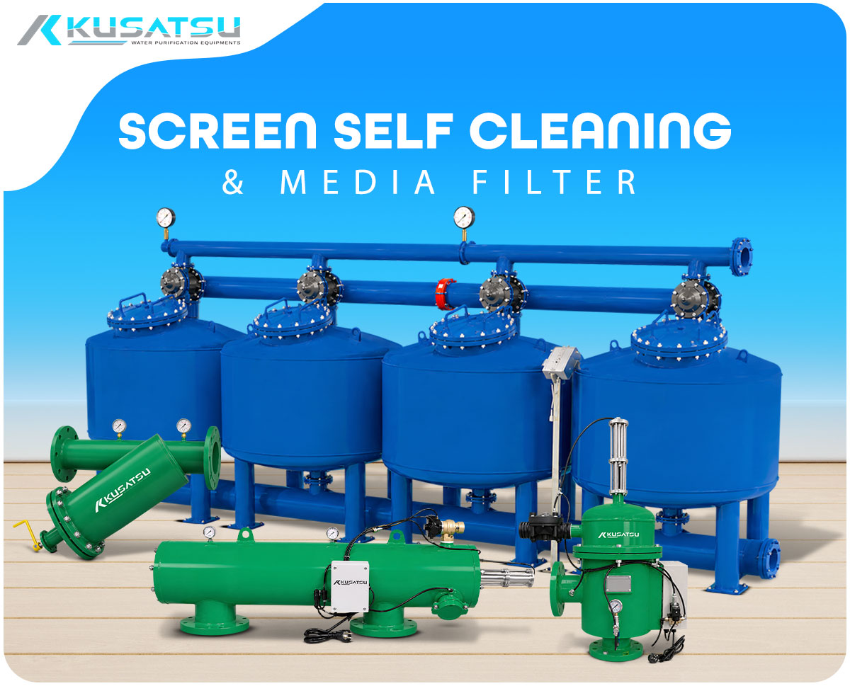 Screen Self Cleaning and Media Filter