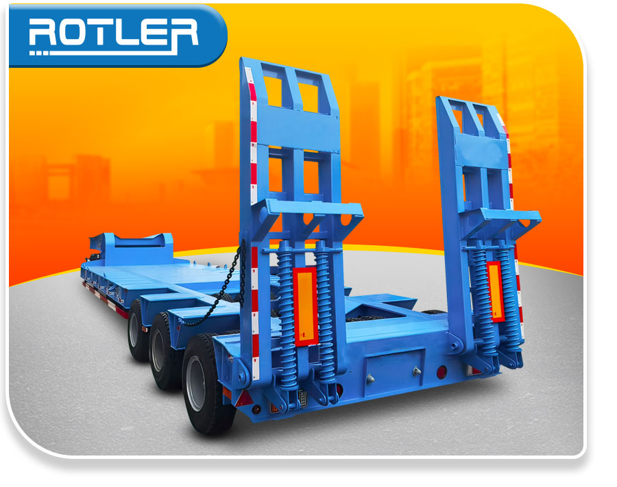 3 Axle Lowbed Semi Trailer