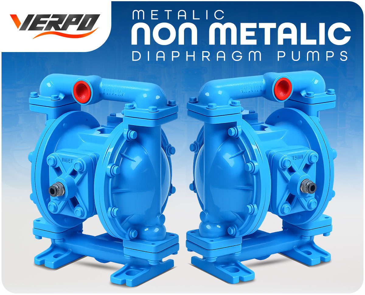Metalic-Non-Metal Pneumatic Diaphragm Pump