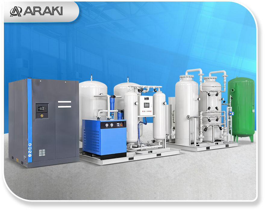 Compact Batch PSA Nitrogen for Steel Plant