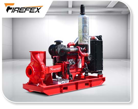 Diesel Engine End Suction Fire Fighting Pump