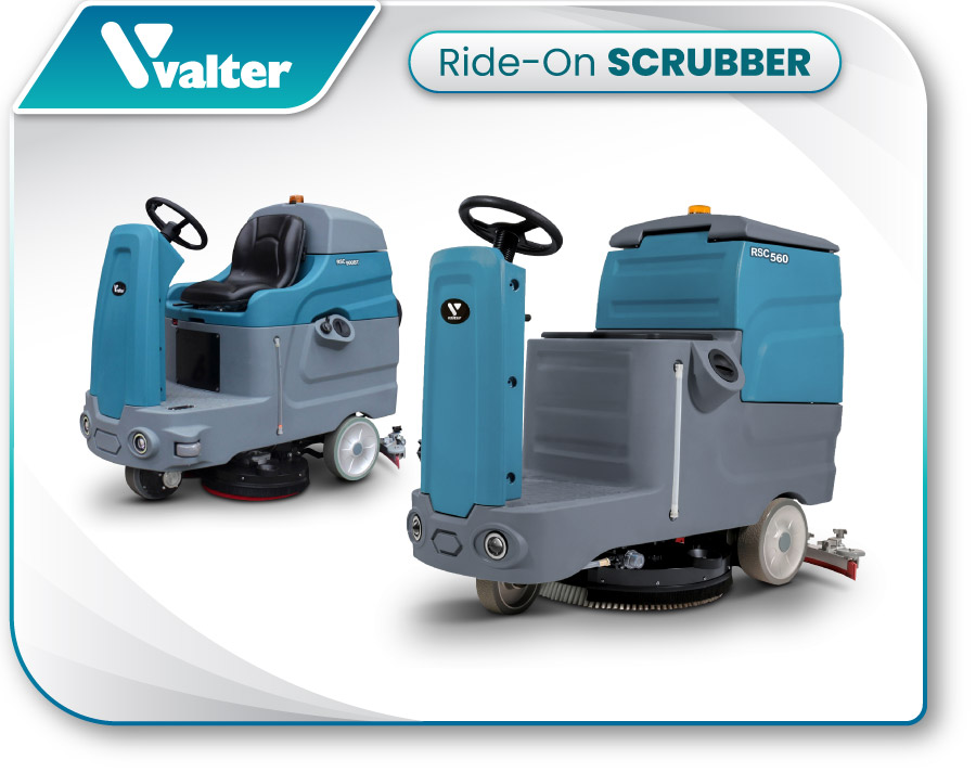 Ride-On Scrubber