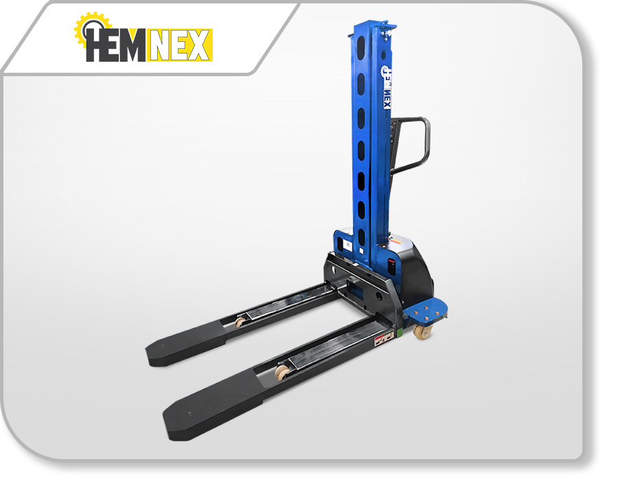 Semi Electric Self-Lift Stacker Pallet Truck