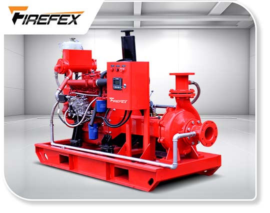 XBC-S Heat Exchange Diesel End Suction Fire Pump