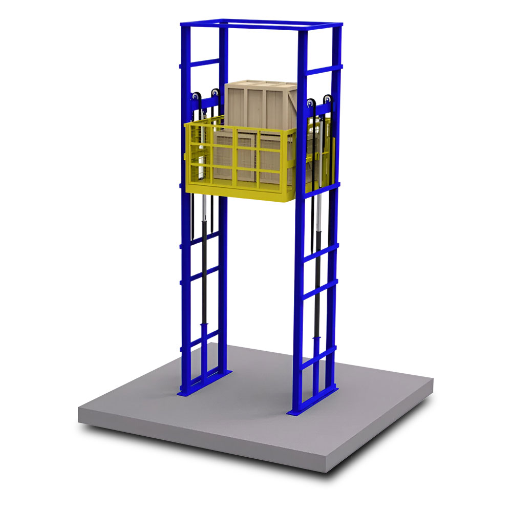 Hydraulic Four Post Cargo Lift