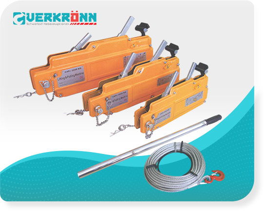 Wire Rope Pulling Hoist WRH-S Type (Steel Body)