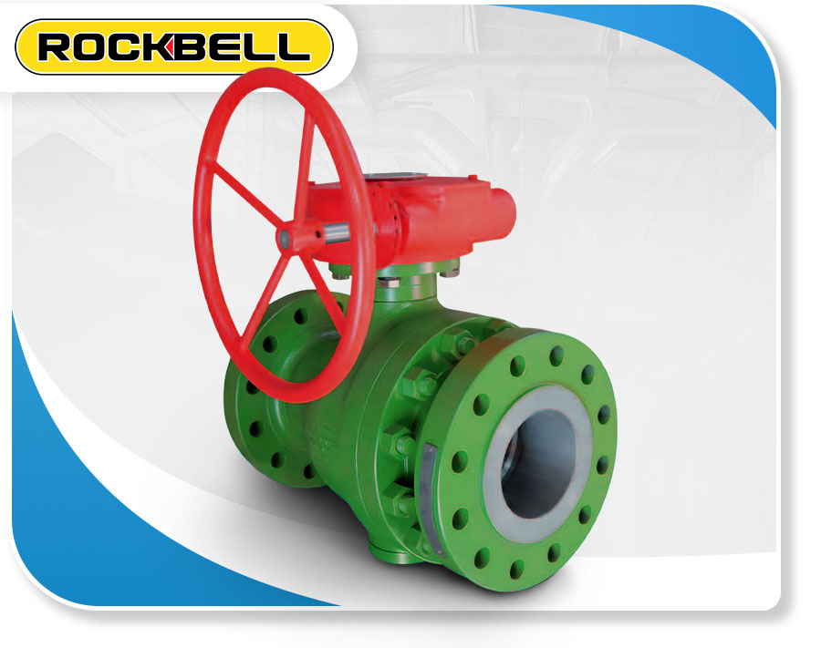 Worm Gear Trounnion Mounted Ball Valve