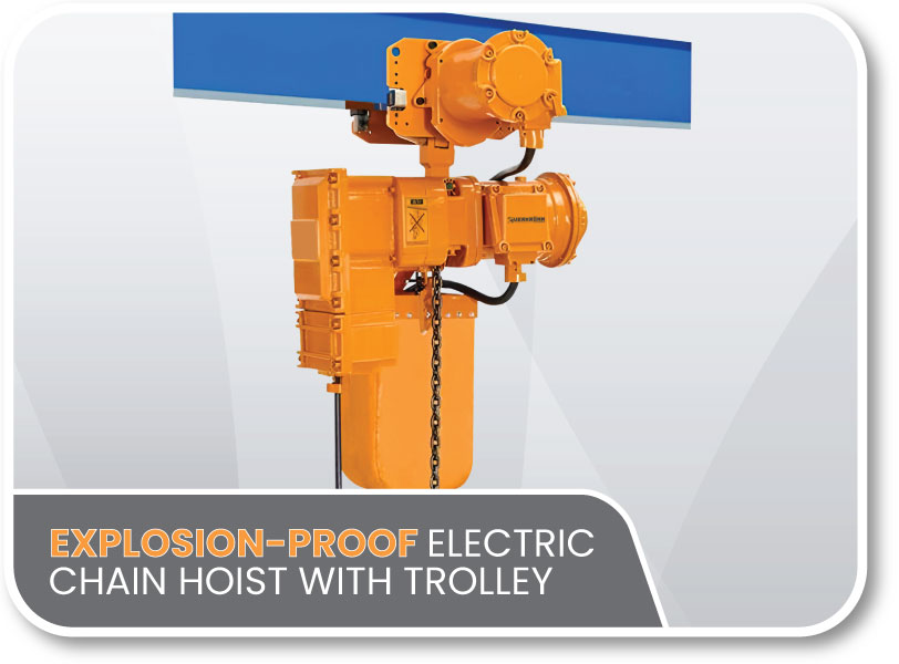 Explosion-Proof Electric Chain Hoist with Trolley