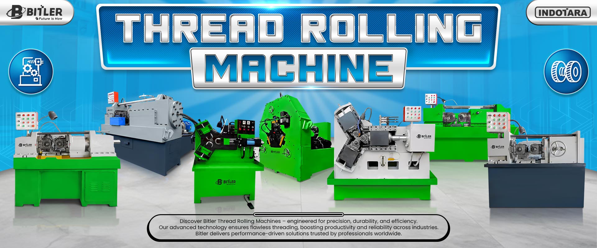 Bitler Thread Rolling Machine