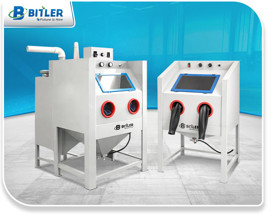 Dry Type Pressure Sandblasting Cabinet