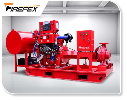 UL Listed Diesel End Suction Fire Pump