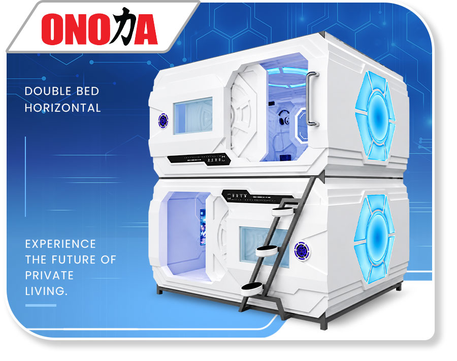 Double Capsule Bed - Horizontal