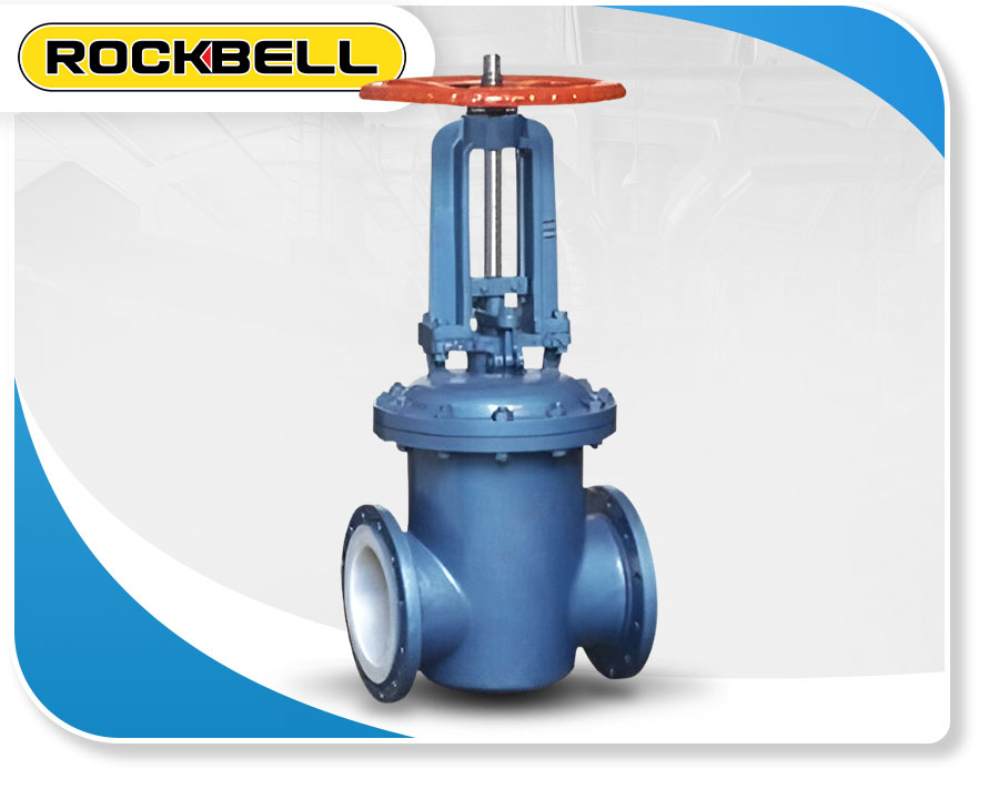 Wedge Pattern Lining Teflon Gate Valve